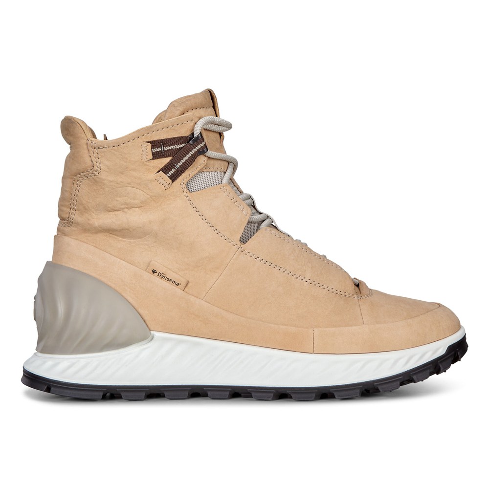 Tenis De Montaña Hombre - ECCO Exostrike Mid Boot - Beige - GVE921360